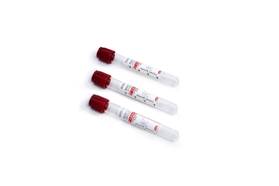 CE Approved Red Top No Additive Plain Tube Vacuum Blood Sample Collection Tube Zgodnie z Vacuumem