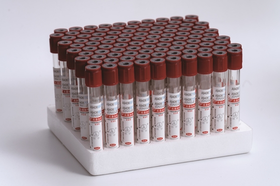 CE Approved Red Top No Additive Plain Tube Vacuum Blood Sample Collection Tube Zgodnie z Vacuumem
