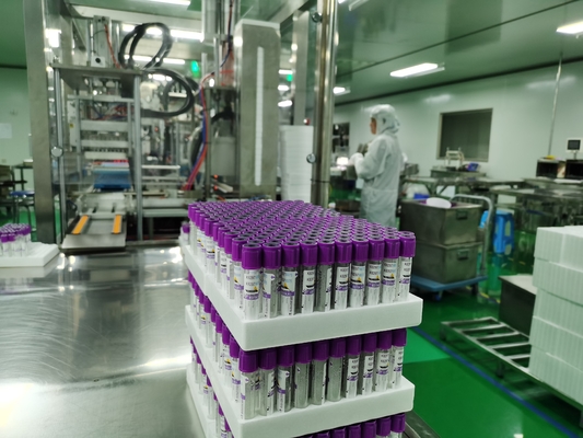 PET K3 EDTA Probówka do pobierania krwi 3 ml 13 * 75 mm z rozpylanym środkiem uzależniającym
