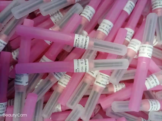 18G Pink Pen Type Igła do pobierania krwi Multi Sample EO Sterylizacja gazowa