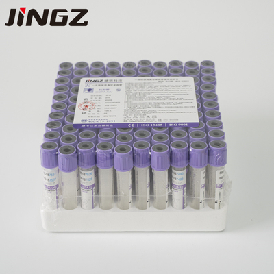 PET K3 EDTA Probówka do pobierania krwi 3 ml 13 * 75 mm z rozpylanym środkiem uzależniającym