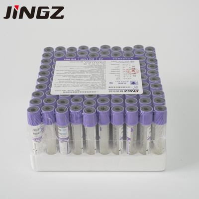 2-10 ml szklane probówki do pobierania krwi z fioletowego Vacuum z powłoką Edta