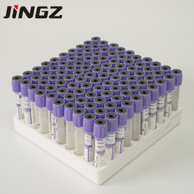 2-10 ml szklane probówki do pobierania krwi z fioletowego Vacuum z powłoką Edta