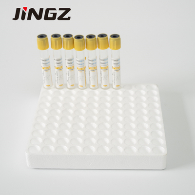 Szklana tubka do separacji surowicy z żółtej górnej części PET 5 ml rurki SST do szpitala