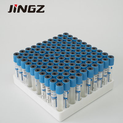 ISO13485 16 * 100 mm Niebieskie probówki z cytrynianem sodu Probówki do pobierania krwi PT Inr