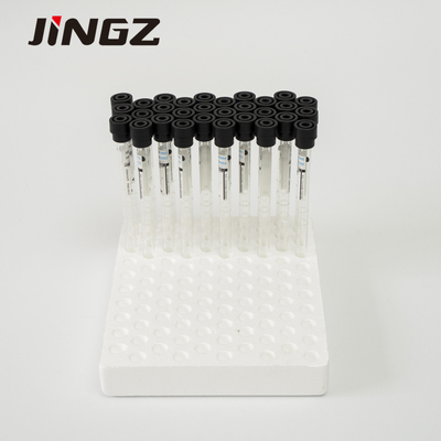 4NC ESR Fiolka z cytrynianem sodu 9x120mm Probówka do pobierania krwi żylnej z czarną nakrętką