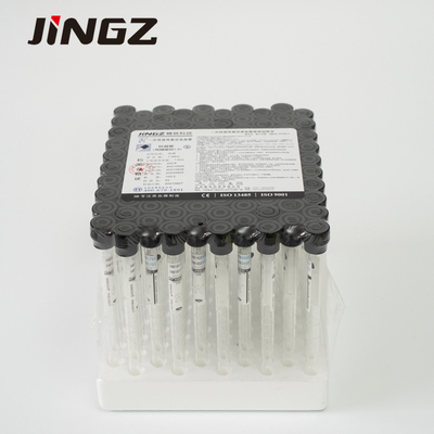 Czarna probówka ESR 1,6 ml cytrynian sodu 3,8% probówka do pobierania próbek krwi 8 * 120 mm