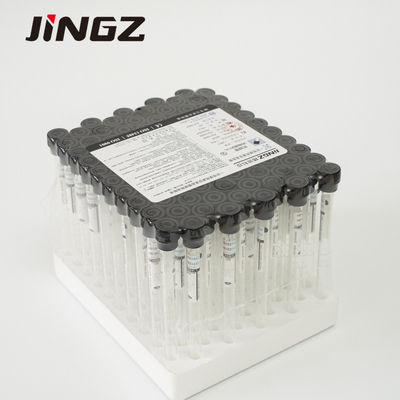 4NC ESR Fiolka z cytrynianem sodu 9x120mm Probówka do pobierania krwi żylnej z czarną nakrętką