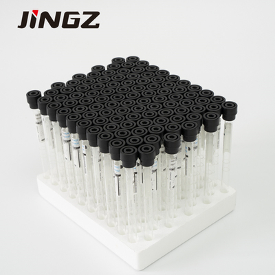 Czarna probówka ESR 1,6 ml cytrynian sodu 3,8% probówka do pobierania próbek krwi 8 * 120 mm