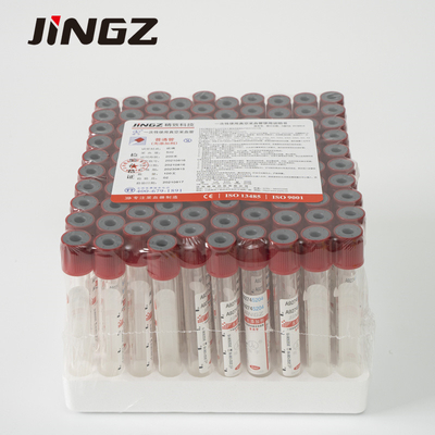 Probówki do pobierania krwi o pojemności 4 ml bez dodatku krwi Probówki na surowicę z czerwoną górą 13 * 75 mm