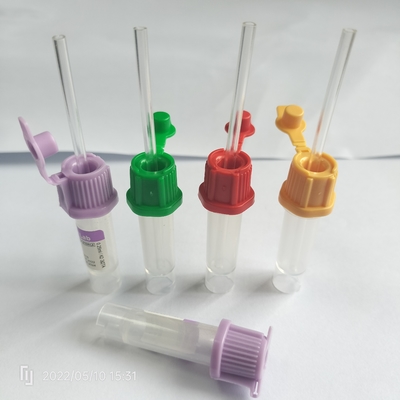 8*45mm Litium Heparin Mini Tubes Green Micro Non Vacuum Tube z rurą