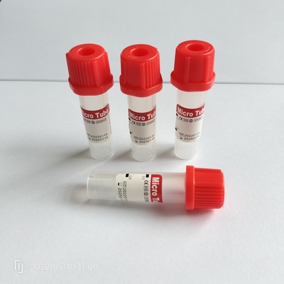 Brak dodatku Czerwona mini rurka 0,5 ml Pediatryczna rurka do pobierania krwi