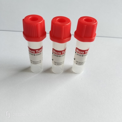 CE ISO13485 Pediatryczna mikroprobówka do pobierania krwi 11 * 45 mm dla pacjenta geriatrycznego