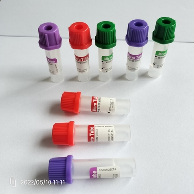Brak dodatku Czerwona mini rurka 0,5 ml Pediatryczna rurka do pobierania krwi