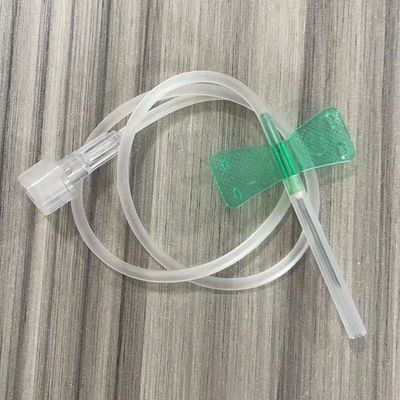 Badanie krwi Green Butterfly Needle Butterfly Winged Zestaw infuzyjny 21g 22g 23g