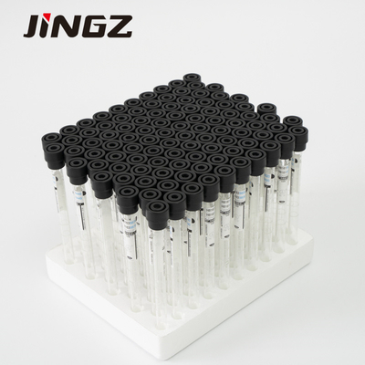 1,28 ml 1,6 ml probówka do pobierania krwi z cytrynianem sodu, czarna probówka do badania krwi Esr Vacuum
