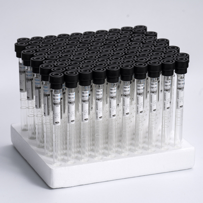 Szklana 3,8% czarna rurka z cytrynianem sodu 8 * 120 mm długa fiolka na próbkę ESR