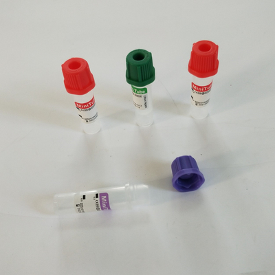 Medical Non Vacuum Micro Blood Collection Tube 0, 25 ml 0, 5 ml 1 ml EDTA K2K3 / Gel Tubes