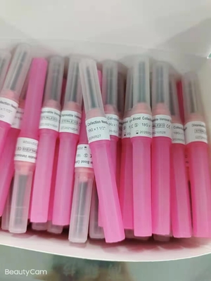 18G Pink Pen Type Igła do pobierania krwi Multi Sample EO Sterylizacja gazowa