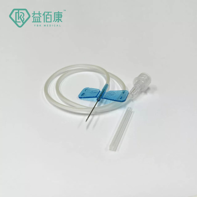 Jednorazowa igła motylkowa 23 Gauge do pobierania krwi Blue Scalp Vein Needle