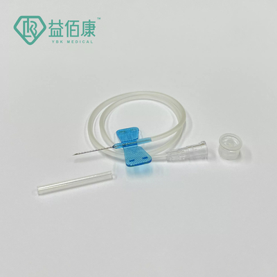 Jednorazowa igła motylkowa 23 Gauge do pobierania krwi Blue Scalp Vein Needle