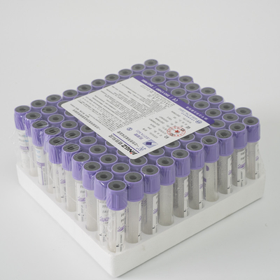 Medical Vacuum K3 EDTA Fiolka Lawendowa górna probówka do pobierania krwi ISO13485 Mark