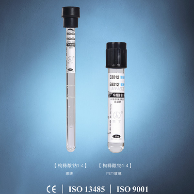 Probówka do pobierania krwi 3,8% cytrynianu sodu 1,28 ml