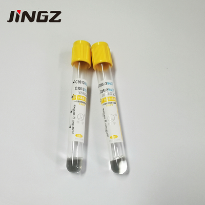 CE 13 * 100mm Sst Gel Clot Activator Tube Gold Top do badań medycznych