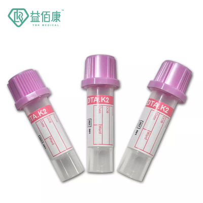 JINGZ 0,25 ml-10 ml Probówka do pobierania krwi Micro K3 EDTA z kolorowymi nakrętkami