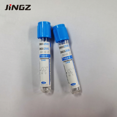 Błękitny cytrynian sodu w rurce do pobierania krwi 1,8 ml - 4,5 ml
