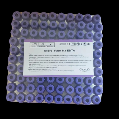 Małe mini pediatryczne probówki Edta 8 * 45 mm PP Edta Próbka butelki