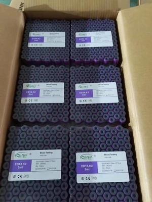 Vacuum Pobieranie krwi Producent probówek EDTA 0,5-10 ml Szklane probówki PET