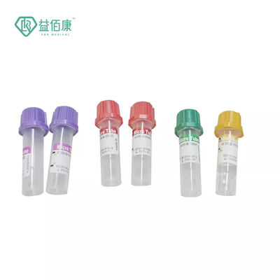 Medical Non Vacuum Micro Blood Collection Tube 0, 25 ml 0, 5 ml 1 ml EDTA K2K3 / Gel Tubes