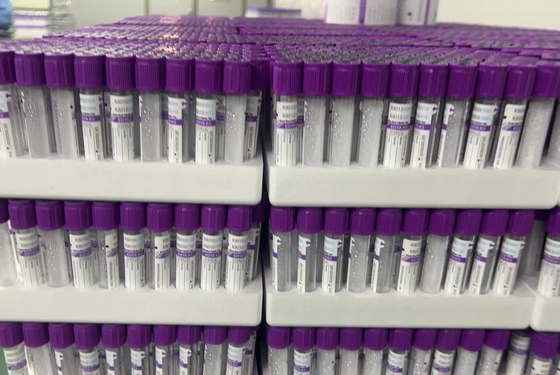 Sterylizowana promieniowaniem próżniowa probówka do pobierania krwi EDTA 3 ml 13 * 75 mm szklana probówka