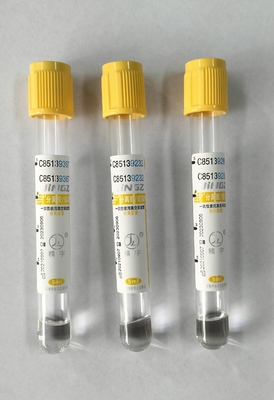 JINGZ Medical Vacuum Blood Collection Tube 2-10 ml Żelowa rurka aktywatora zakrzepów z żółtą górą