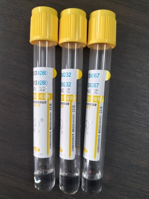 JINGZ Medical Vacuum Blood Collection Tube 2-10 ml Żelowa rurka aktywatora zakrzepów z żółtą górą