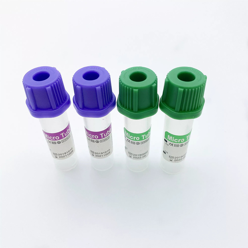 Lawenda Małe rurki z EDTA Mikro Edta nie próżniowa 0,5 ml Do badań pediatrycznych