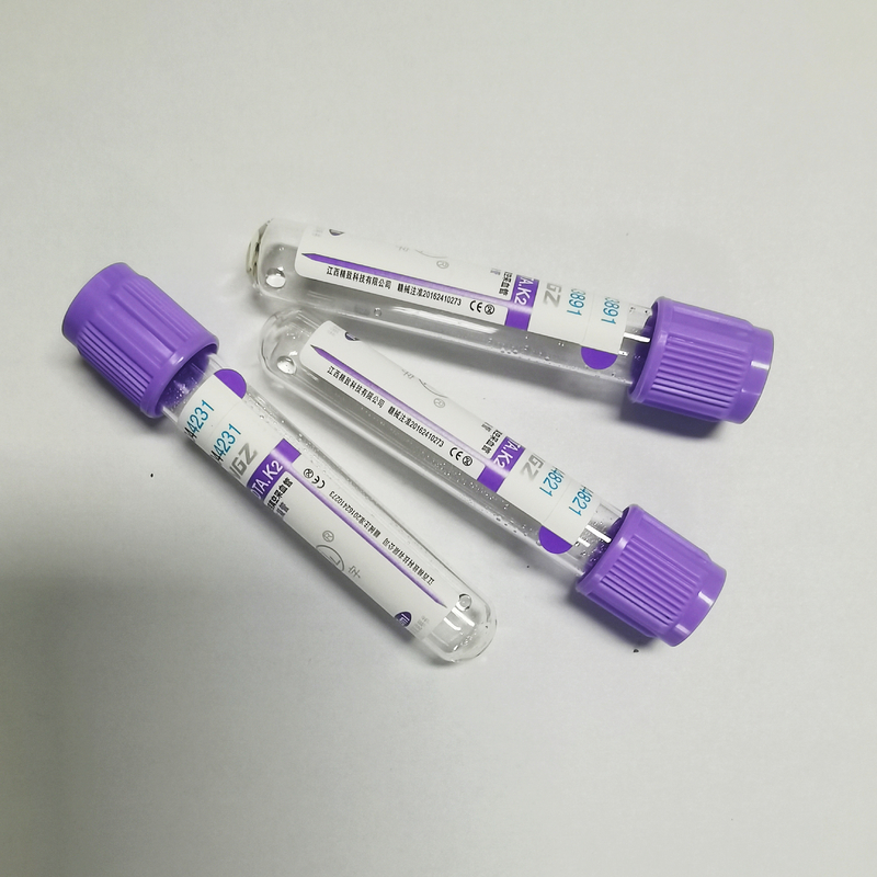JINGZ 0,25 ml-10 ml Probówka do pobierania krwi Micro K3 EDTA z kolorowymi nakrętkami