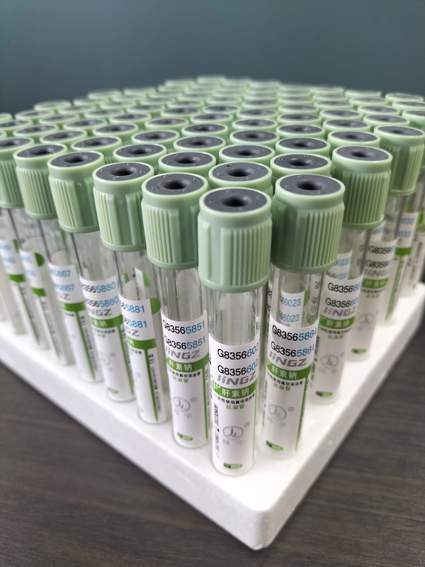 Medical Blood Collection Tube 2ml-10ml Świetnie zielone czapki czapki do badania krwi z czapką