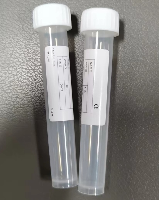 Białej czapki prostą probówkę 10 ml 16*100 mm do transportu próbek laboratoryjnych